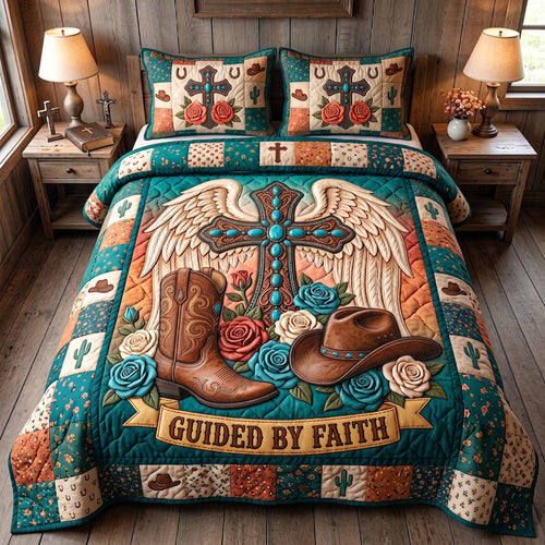 Western Grace 3-Piece Quilted Bedding Set GFTOTP20200