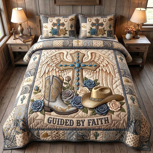 Western Grace 3-Piece Quilted Bedding Set GFTOTP20201