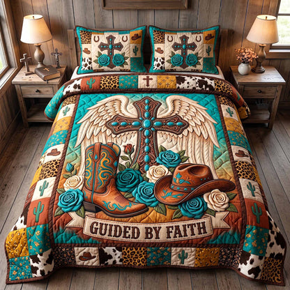 Western Grace 3-Piece Quilted Bedding Set GFTOTP20204
