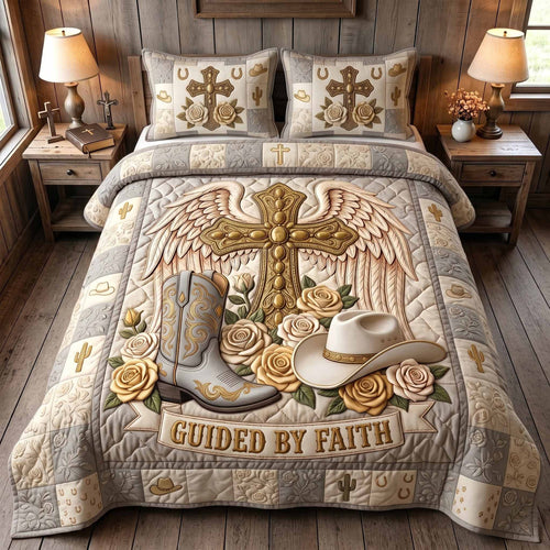 Western Grace 3-Piece Quilted Bedding Set GFTOTP20207