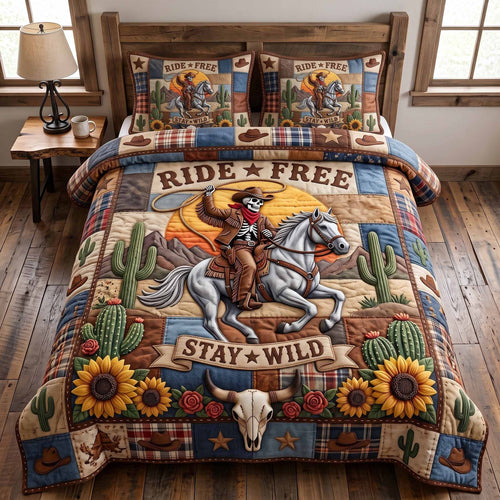 Wild Frontier 3-Piece Quilted Bedding Set GFTOTP20211