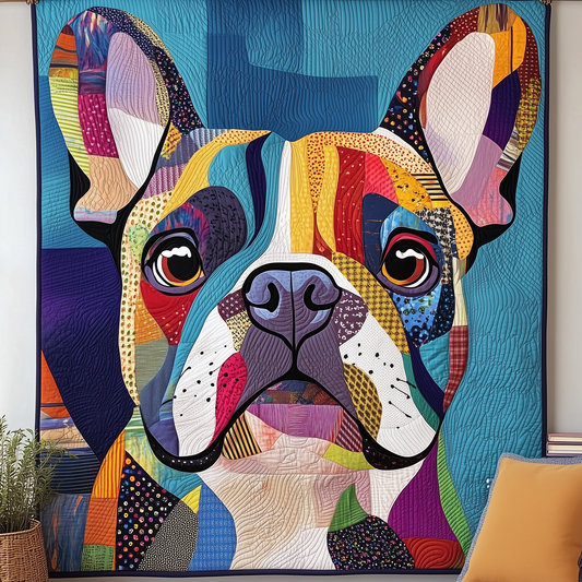 Adorable French Bulldog Quilted Blanket GFTOTP2024