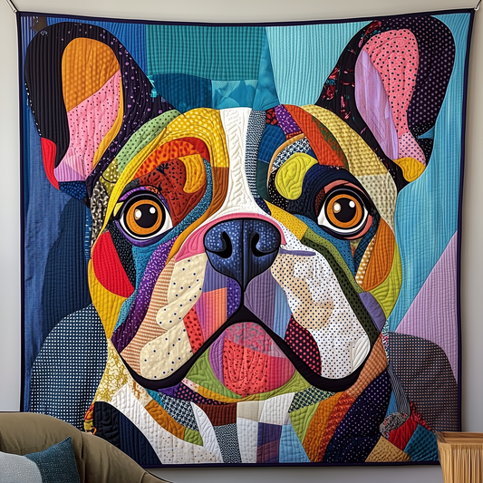 Adorable French Bulldog Quilted Blanket GFTOTP2026