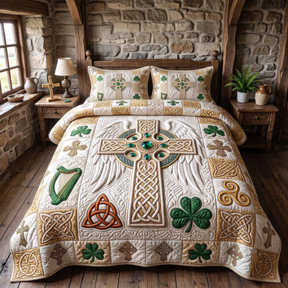 Irish Blessings 3-Piece Quilted Bedding Set GFTOTP20346