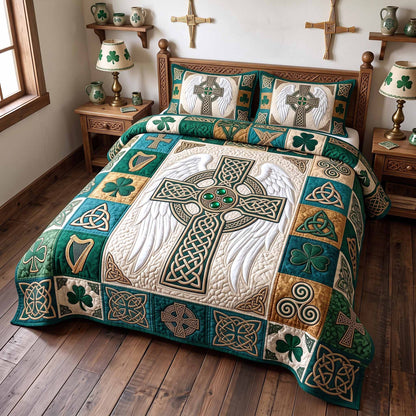 Irish Blessings 3-Piece Quilted Bedding Set GFTOTP20347