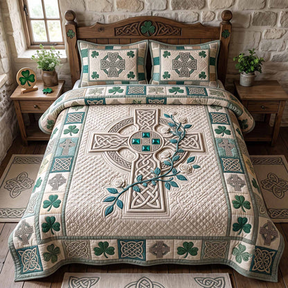 Irish Blessings 3-Piece Quilted Bedding Set GFTOTP20349