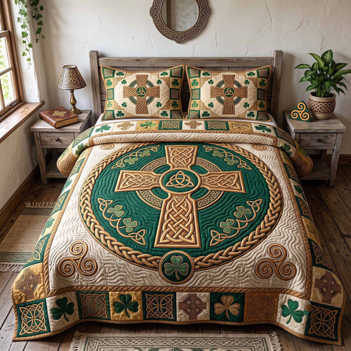 Irish Blessings 3-Piece Quilted Bedding Set GFTOTP20350
