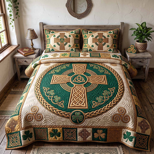 Irish Blessings 3-Piece Quilted Bedding Set GFTOTP20350