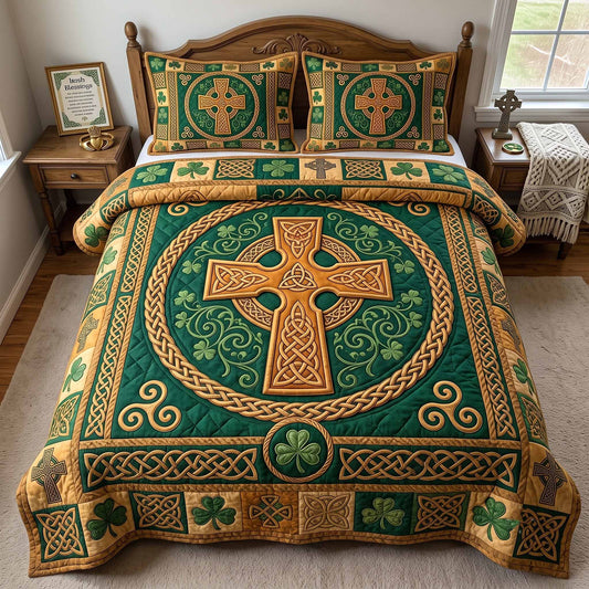 Irish Blessings 3-Piece Quilted Bedding Set GFTOTP20351