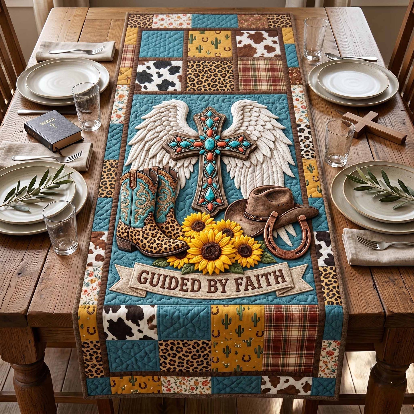 Western Grace Quilted Table Runner GFTOTP20353