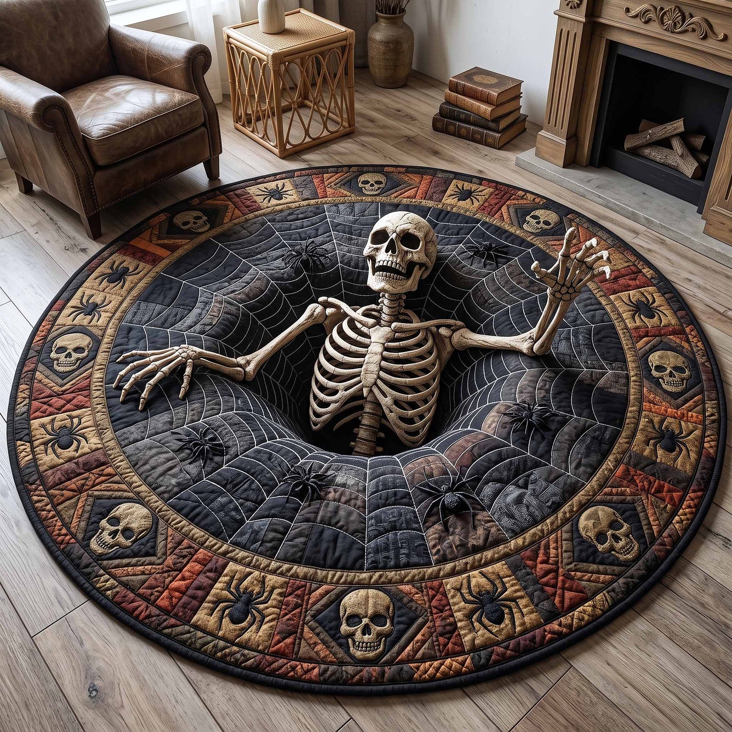 Wicked Hollow Quilted Round Mat GFTOTP20383