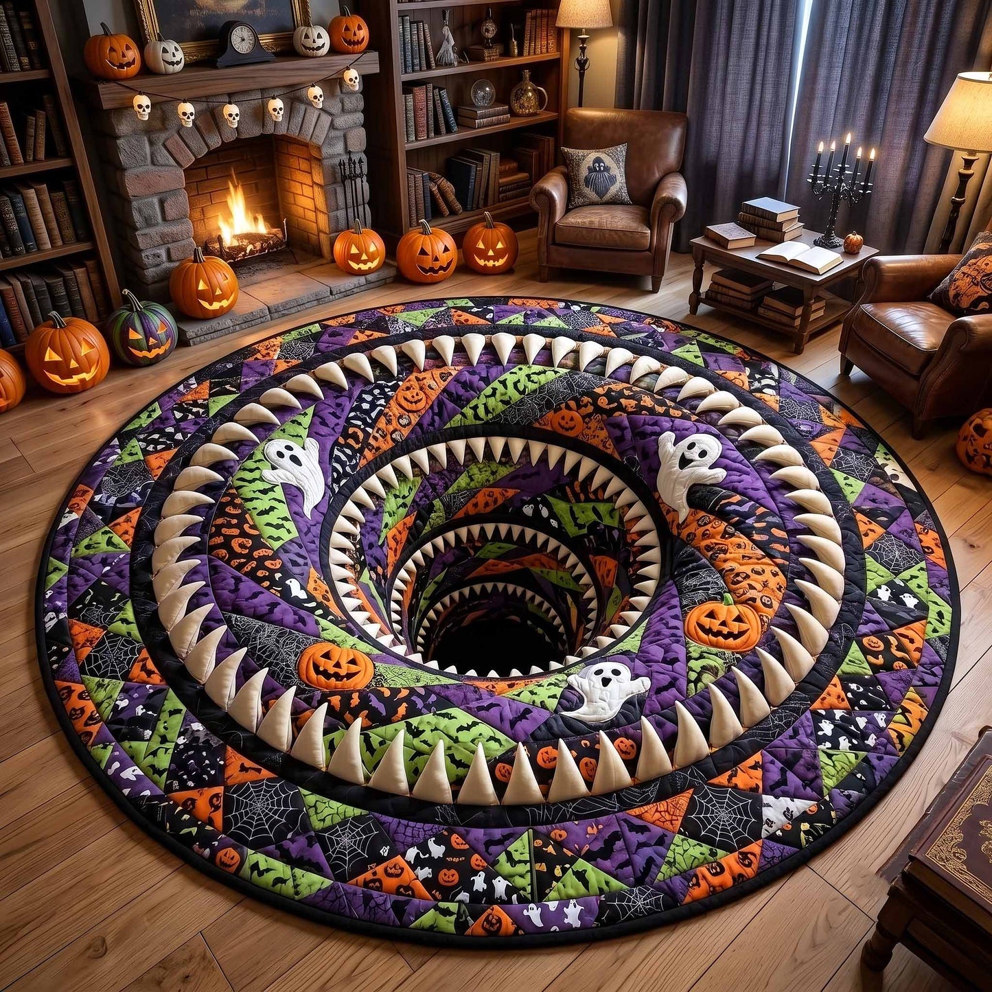 Wicked Hollow Quilted Round Mat GFTOTP20385