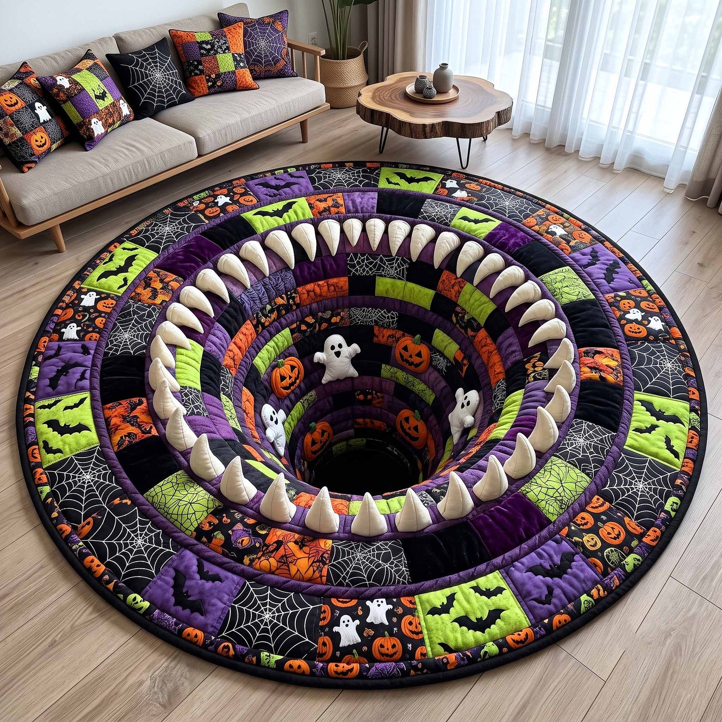 Wicked Hollow Quilted Round Mat GFTOTP20386