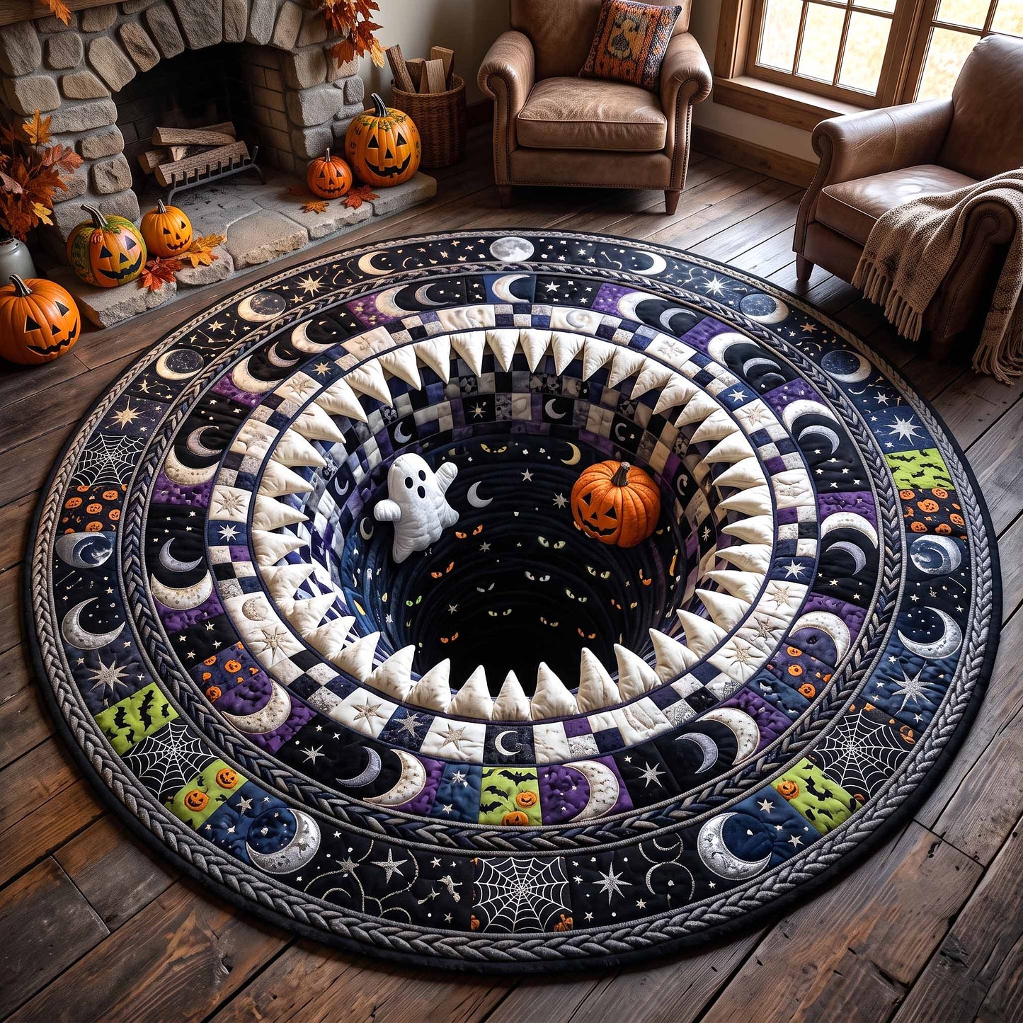 Wicked Hollow Quilted Round Mat GFTOTP20387