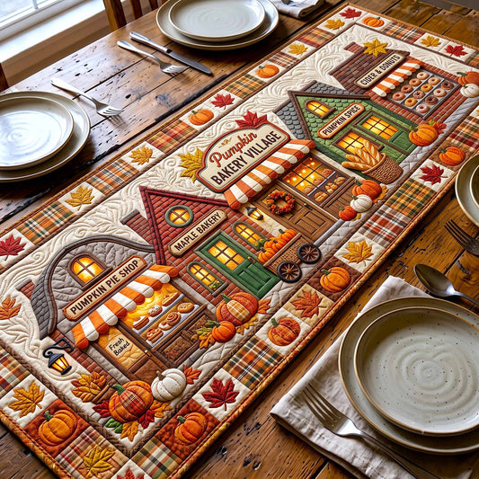 Pumpkin Town Quilted Table Runner GFTOTP20416