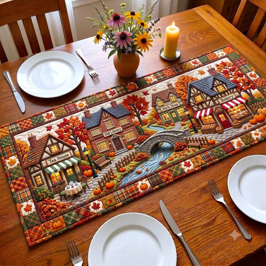 Pumpkin Town Quilted Table Runner GFTOTP20418
