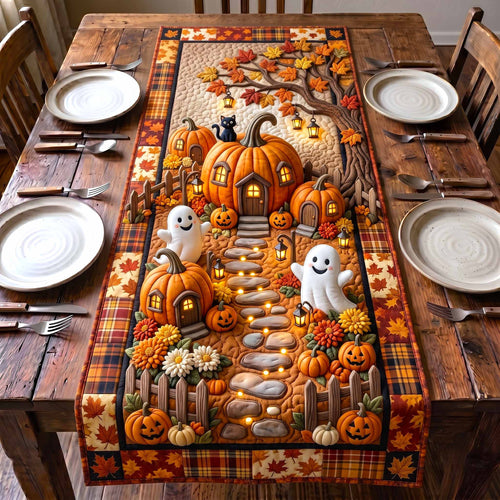 Pumpkin Town Quilted Table Runner GFTOTP20420