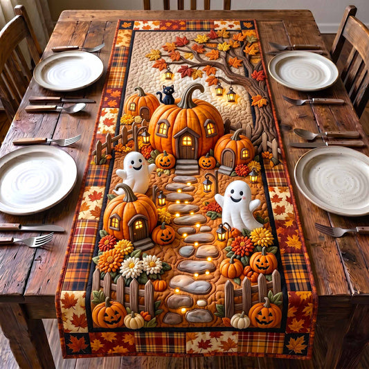 Pumpkin Town Quilted Table Runner GFTOTP20420
