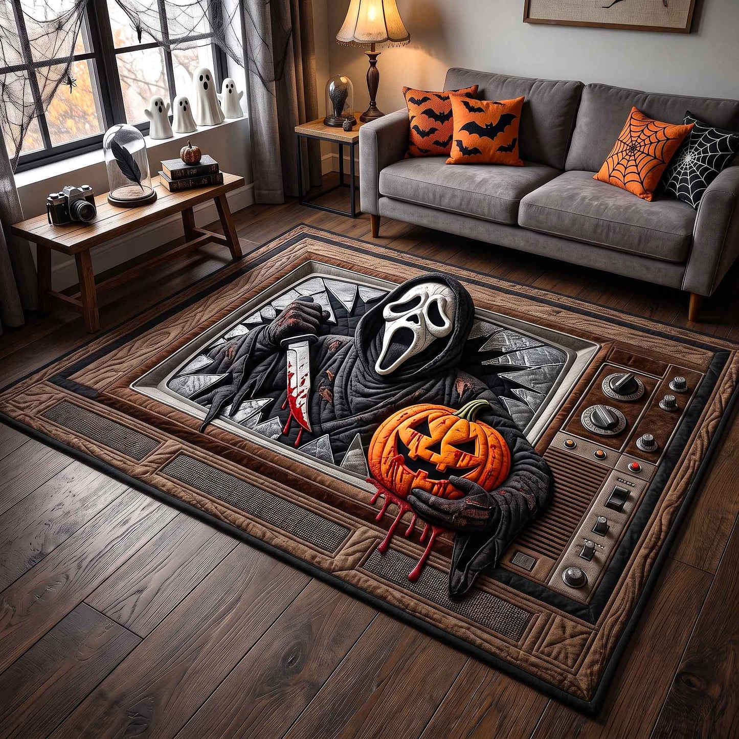 Haunted Screen Area Rug GFTOTP20432