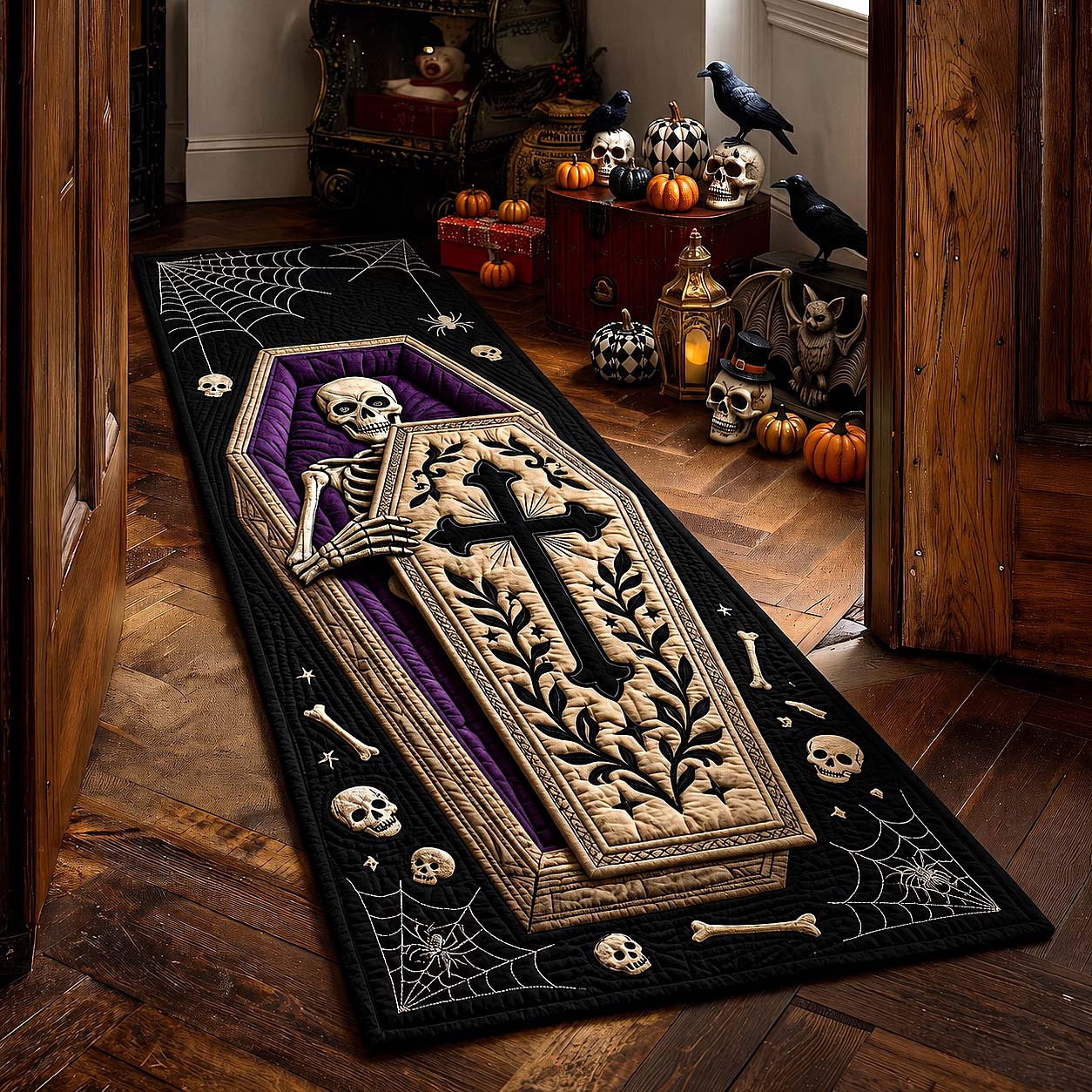 Haunted Coffin Runner Rug GFTOTP20469