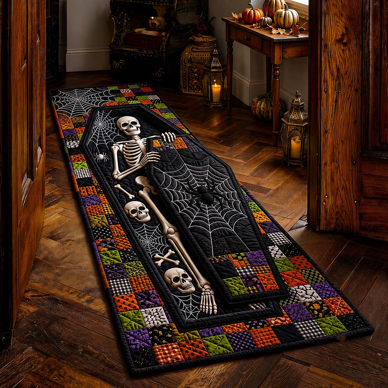 Haunted Coffin Runner Rug GFTOTP20472