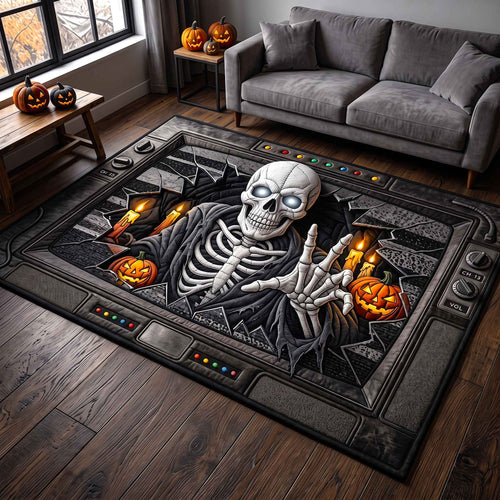 Spooky Skeleton Area Rug GFTOTP20474