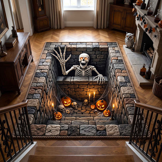 Spooky Skeleton Area Rug GFTOTP20477