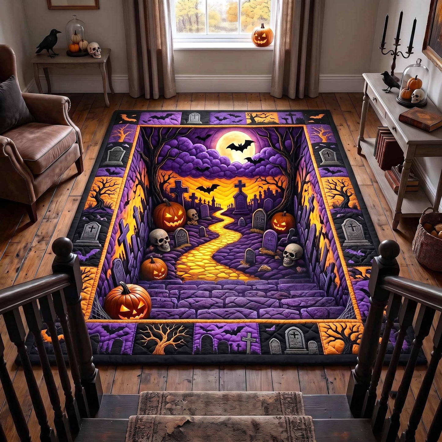 Haunted Graveyard Area Rug GFTOTP20559
