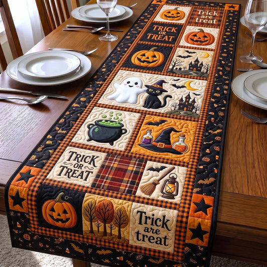 Halloween Patchwork Quilted Table Runner GFTOTP20567