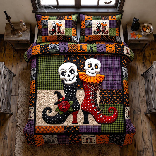 Wicked Magical Boots 3-Piece Quilted Bedding Set GFTOTP20598