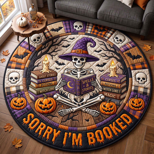Reading Retreat Quilted Round Mat GFTOTP20659