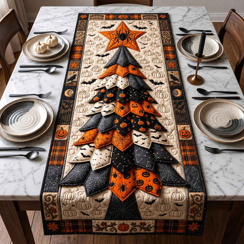 Halloween Evergreen Quilted Table Runner GFTOTP20662