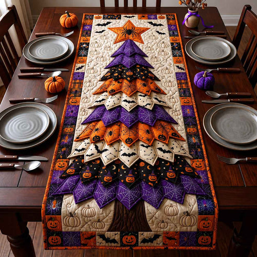 Halloween Evergreen Quilted Table Runner GFTOTP20663