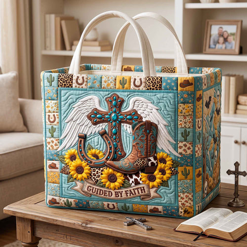 Western Grace Quilted Storage Basket GFTOTP20684