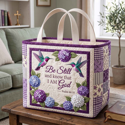 Floral Bible Quilted Storage Basket GFTOTP20689