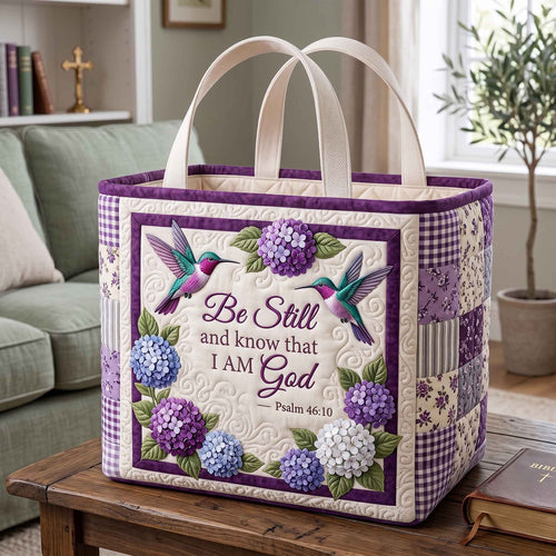 Floral Bible Quilted Storage Basket GFTOTP20689