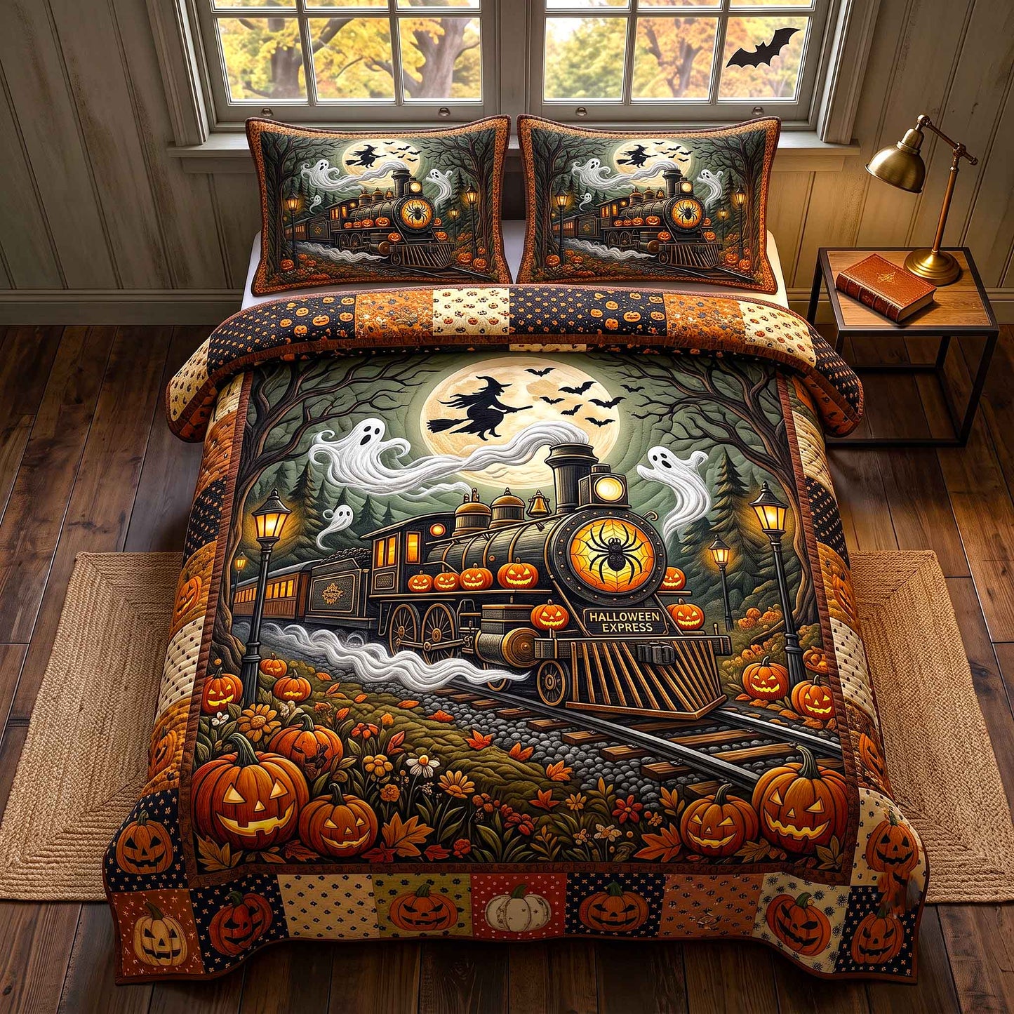 Haunted Express 3-Piece Quilted Bedding Set GFTOTP20719