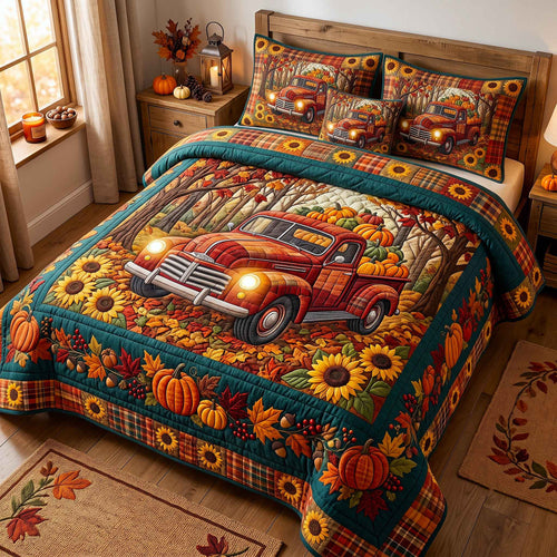 Autumn Homestead 3-Piece Quilted Bedding Set GFTOTP20729