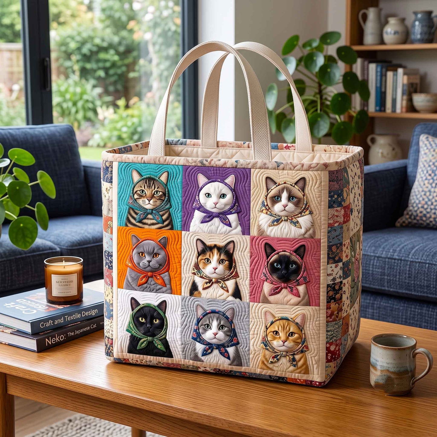 Catitude Quilted Storage Basket GFTOTP20738