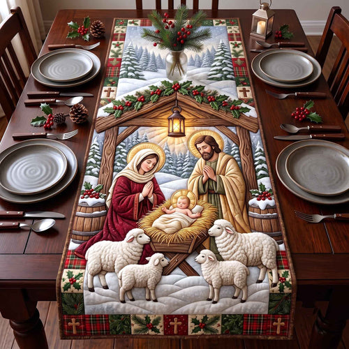Nativity Blessings Quilted Table Runner GFTOTP20798
