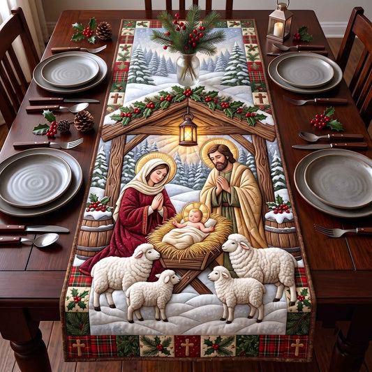 Nativity Blessings Quilted Table Runner GFTOTP20798