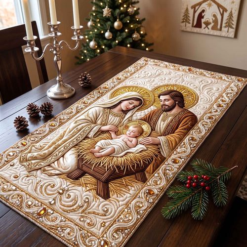 Nativity Blessings Quilted Table Runner GFTOTP20800