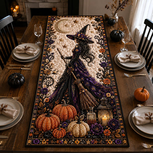 Shimmering Halloween Quilted Table Runner GFTOTP20802