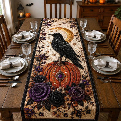 Shimmering Halloween Quilted Table Runner GFTOTP20804