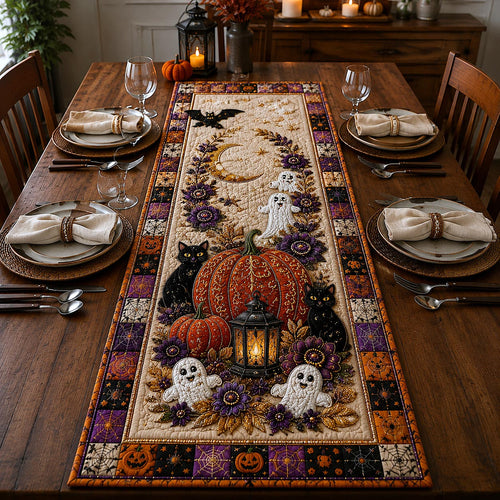 Shimmering Halloween Quilted Table Runner GFTOTP20806