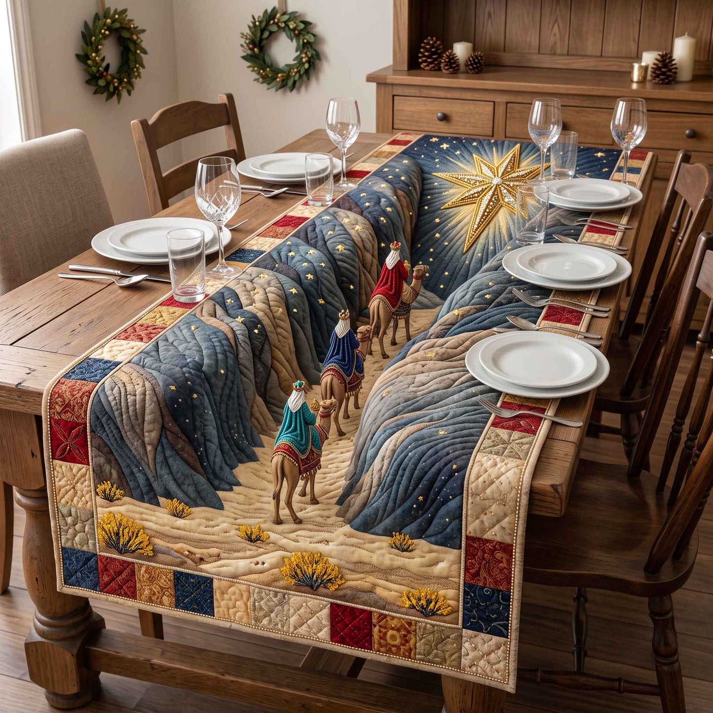 Three Wise Men Quilted Table Runner GFTOTP20822