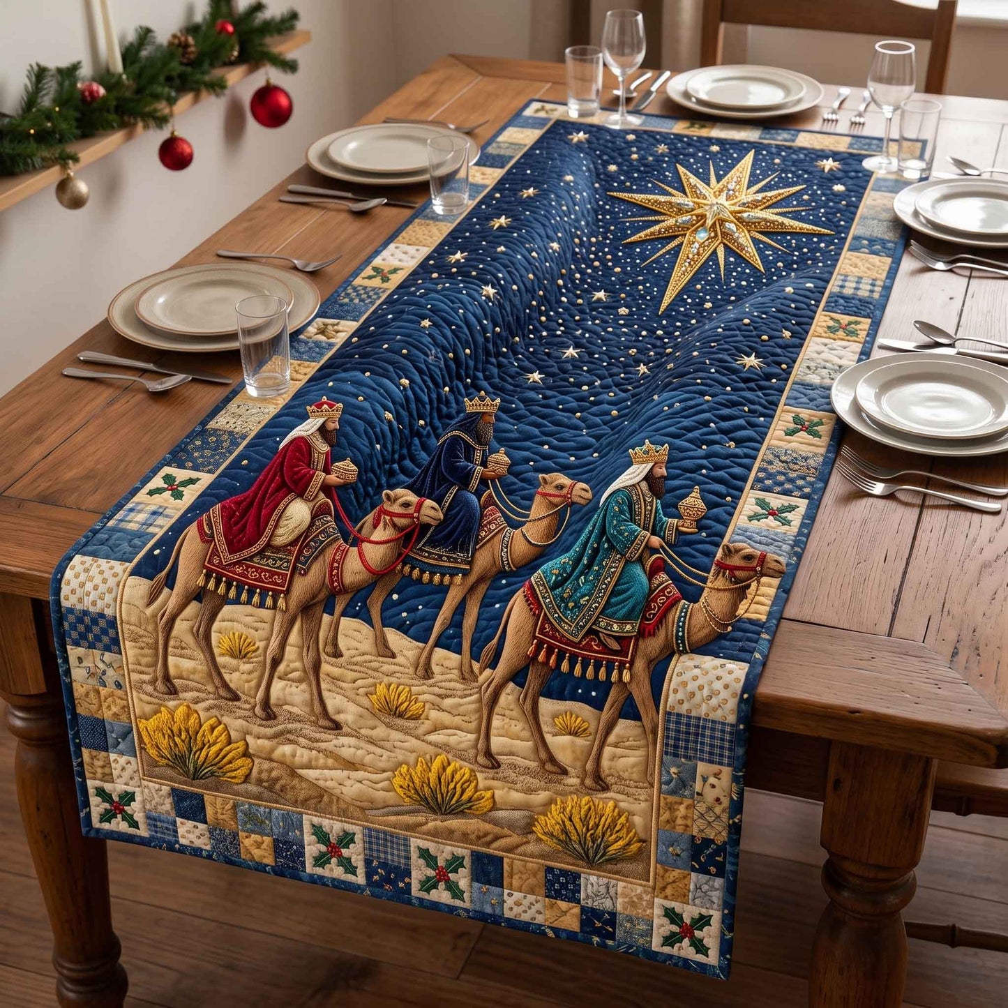 Three Wise Men Quilted Table Runner GFTOTP20823