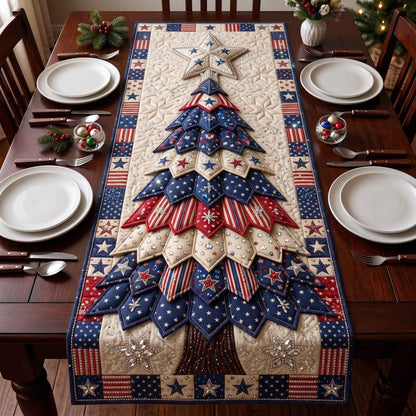 Liberty Evergreen Quilted Table Runner GFTOTP20828