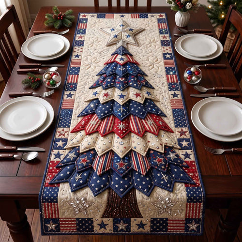 Liberty Evergreen Quilted Table Runner GFTOTP20828