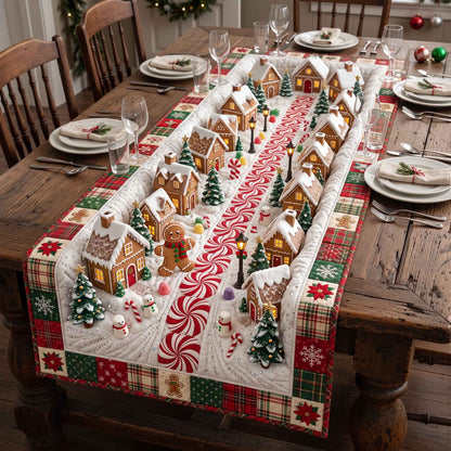 Christmas Lane Quilted Table Runner GFTOTP20832
